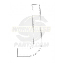 W0002011  -  Radiator Hose - Upper Rear (L4B - 3.9L Cummins)